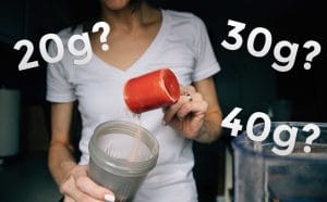 Wie viel Protein / Eiweiß pro Mahlzeit